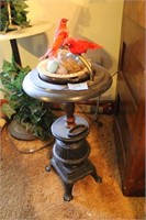1960'S POT BELLY STOVE ASHTRAY STAND
