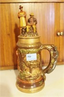 CERAMIC STEIN WITH LID 15" HIGH