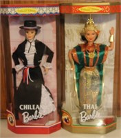 2 BARBIE DOLLS - NEW IN BOX CHILEAN AND THAI