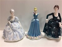 3 Porcelain Figurines