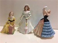 3 Royal Doulton Figurines