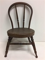 Early paint decorated miniature chair