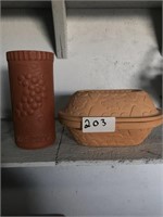 Pottery Flower Vase and Decoration Animal Design