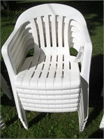 Plastic Lawn Chair (Sold Times 6)