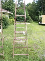 7' Wooden Step Ladder As Shown