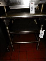 Stainless Steel Stand With Center Shelf