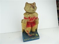 Vintage Bucky Badger Decanter - Empty