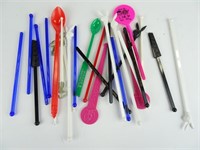 Assorted Mixing Sticks - Some with Advertising