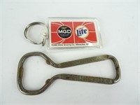 Miller Bottle Opener with Keychain