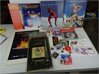 Large lot of Olympics souvenirs and collectables