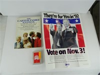 Clinton Election Poster and other Political Items