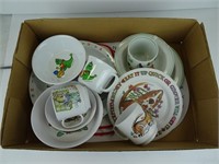 Assorted Vintage Children's dishes