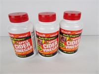 Three Bottles of Apple Cider Vinegar Weight Loss