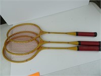 Vintage Spalding Tennis Racquets