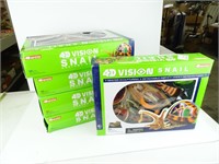 4x Model Snail Kits - New - Educational