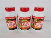 Three Bottles of Apple Cider Vinegar Weight Loss