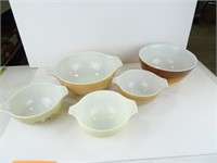 Assortment of Vintage Pyrex Serving Dishes