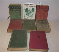8 Tarzan Books by Edgar Rice Burroughs - "Tarzan