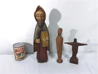 3 statues religieuse - Religious statues