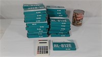 36 calculatrices HL-812E fonctionel, manque piles