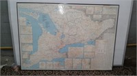 Carte sud de l'Ontario 1988-89 42x58 map