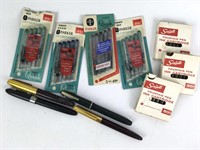 Fountain Pens and Ink Cartridge Refills NOS (11)