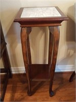 Marble Top Pedestal Table