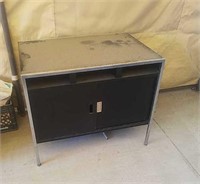 Metal Storage Cabinet with Sliding Doors and