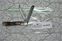 Case Mini Trapper 2 Blade with Stag Handle