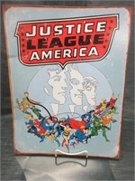 Justice League American Tin Sign