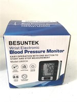 New electronic wrist blood pressure monitor