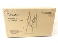 New Yosemite vanity light