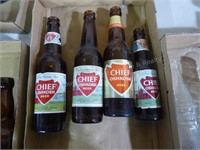 4 Chief Oshkosh bottles