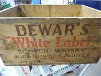 Dewar's wood box