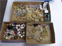 3 boxes misc. jewelry