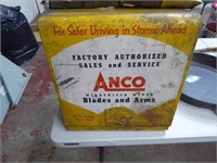 Anco wiper blade display w/ contents