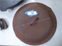 12" cast iron lid