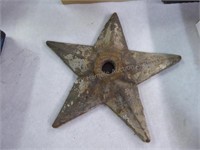 Vintage cast iron star