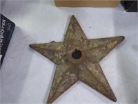 Vintage cast iron star