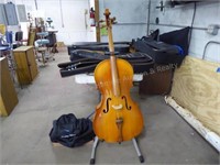 Engelhardt American made cello w/ stand, case & bo