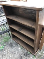 Open Pine three shelf bookcase