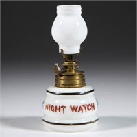 NIGHT WATCH MINIATURE LAMP, opaque white with