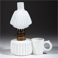 MATCH-HOLDER MINIATURE FINGER LAMP, opaque white,