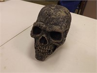 Vintage Heavy Stone Skull- Masonic? Oddfellows?