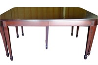 Solid Mahogany Sheraton Style Dining Table