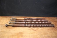 Four Vintage Ball and Claw Table Legs
