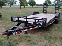 2009 PJ 20ft equipment trailer