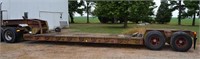 1980 Rogers Bros 22ft deck (well) trailer