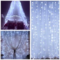 Curtain Icicle String Lights 9.8 x 9.8' 320 LED