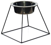 Platinum Pets Pyramid Diner Stand with 64-Ounce